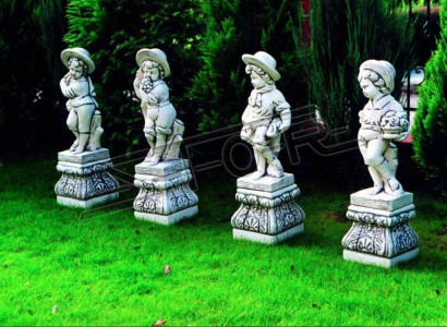 Junge 70cm Figur Statue Figuren Skulptur Statuen Garten